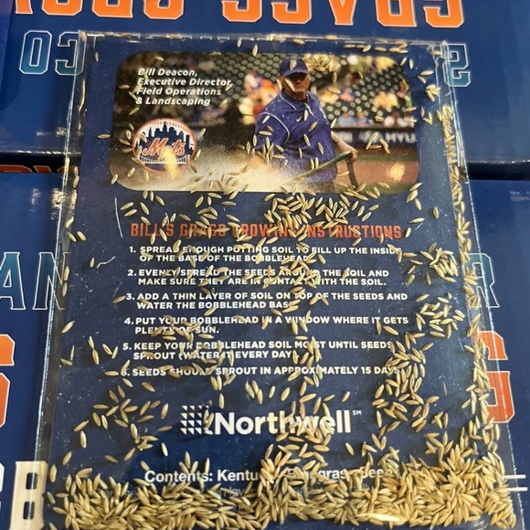 New York Mets Citi SGA 2023 Francisco Lindor Grass Growing Bobblehead - Picture 11 of 16